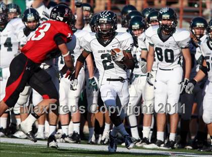 Thumbnail 1 in Cedar Park vs. Lake Travis (4A Region 4 Quarterfinals) photogallery.