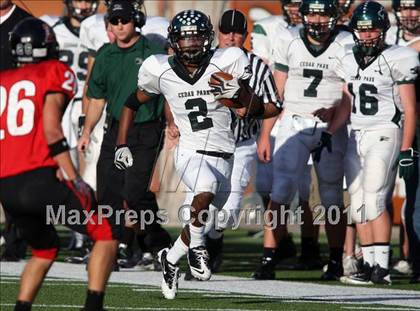 Thumbnail 1 in Cedar Park vs. Lake Travis (4A Region 4 Quarterfinals) photogallery.