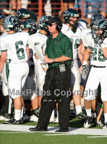 Thumbnail 2 in Cedar Park vs. Lake Travis (4A Region 4 Quarterfinals) photogallery.