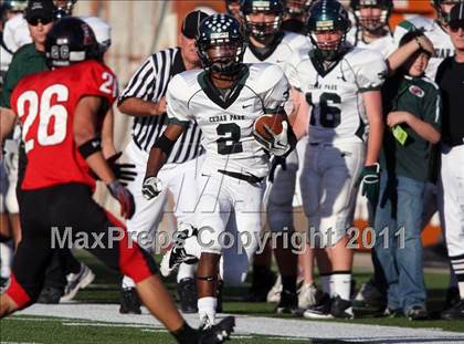 Thumbnail 2 in Cedar Park vs. Lake Travis (4A Region 4 Quarterfinals) photogallery.