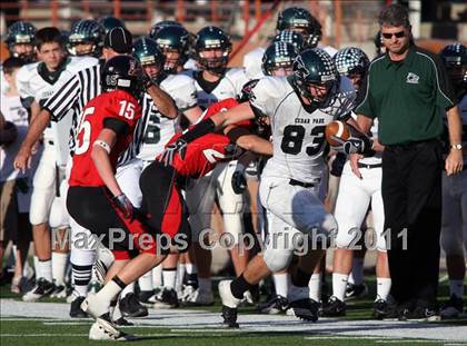 Thumbnail 2 in Cedar Park vs. Lake Travis (4A Region 4 Quarterfinals) photogallery.