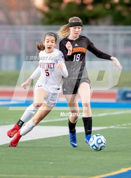 Thumbnail 1 in Whitney vs. St. Francis (CIF SJS D2 Final) photogallery.