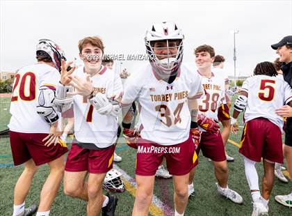 Thumbnail 2 in Torrey Pines vs. Cathedral Catholic (CIF SDS Open Division Final) photogallery.