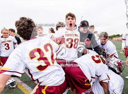 Thumbnail 1 in Torrey Pines vs. Cathedral Catholic (CIF SDS Open Division Final) photogallery.