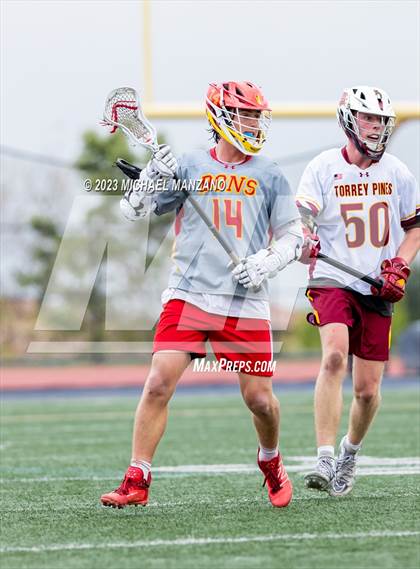 Thumbnail 1 in Torrey Pines vs. Cathedral Catholic (CIF SDS Open Division Final) photogallery.
