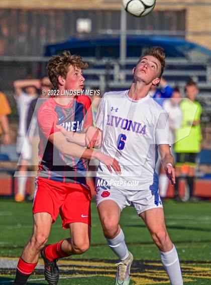 Thumbnail 3 in Livonia vs Hornell (NYSPHSAA Section V Class B1 Final) photogallery.