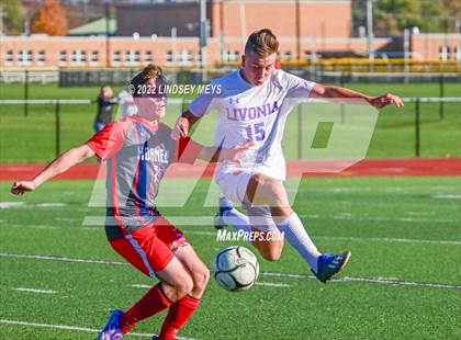Thumbnail 3 in Livonia vs Hornell (NYSPHSAA Section V Class B1 Final) photogallery.