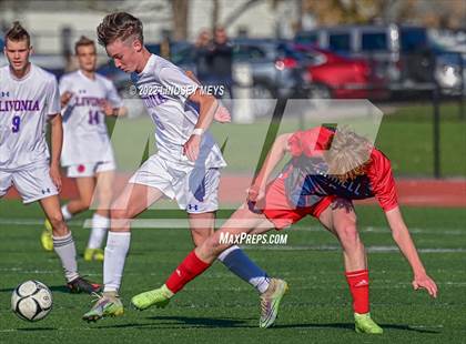 Thumbnail 3 in Livonia vs Hornell (NYSPHSAA Section V Class B1 Final) photogallery.