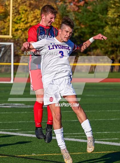 Thumbnail 1 in Livonia vs Hornell (NYSPHSAA Section V Class B1 Final) photogallery.