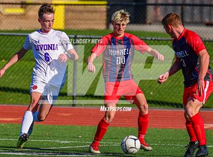 Thumbnail 3 in Livonia vs Hornell (NYSPHSAA Section V Class B1 Final) photogallery.