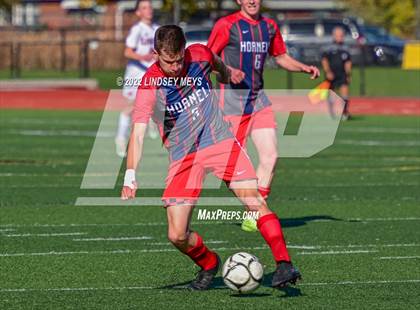 Thumbnail 3 in Livonia vs Hornell (NYSPHSAA Section V Class B1 Final) photogallery.