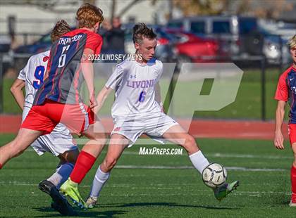 Thumbnail 3 in Livonia vs Hornell (NYSPHSAA Section V Class B1 Final) photogallery.
