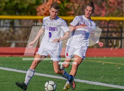 Thumbnail 2 in Livonia vs Hornell (NYSPHSAA Section V Class B1 Final) photogallery.