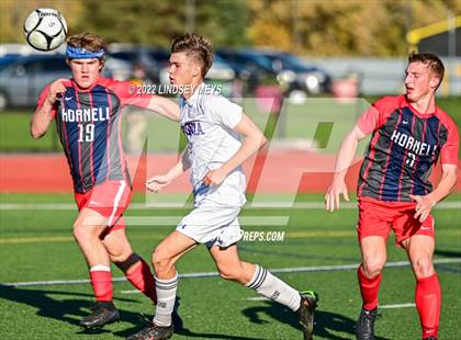 Thumbnail 3 in Livonia vs Hornell (NYSPHSAA Section V Class B1 Final) photogallery.