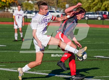Thumbnail 3 in Livonia vs Hornell (NYSPHSAA Section V Class B1 Final) photogallery.
