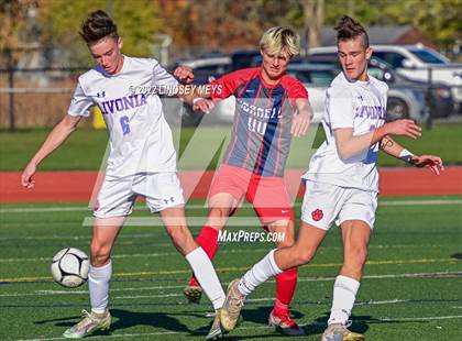 Thumbnail 2 in Livonia vs Hornell (NYSPHSAA Section V Class B1 Final) photogallery.