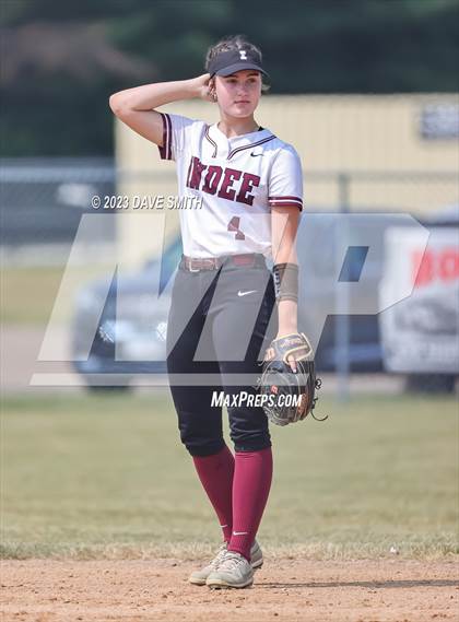 Thumbnail 2 in Independence vs Davenport West (West Delaware Invitational) photogallery.