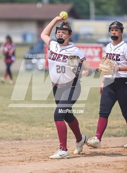 Thumbnail 2 in Independence vs Davenport West (West Delaware Invitational) photogallery.
