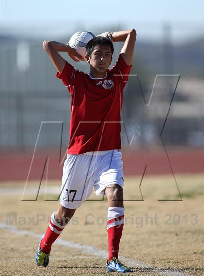 Thumbnail 1 in Rincon vs. Sahuaro (Chris Maier Soccer Tournament) photogallery.