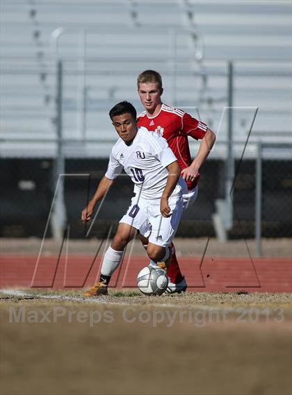 Thumbnail 2 in Rincon vs. Sahuaro (Chris Maier Soccer Tournament) photogallery.
