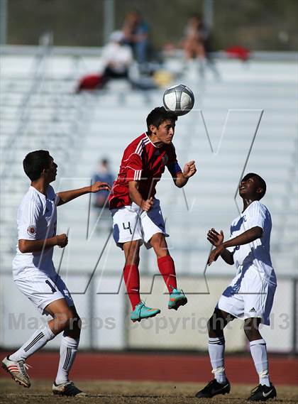 Thumbnail 1 in Rincon vs. Sahuaro (Chris Maier Soccer Tournament) photogallery.