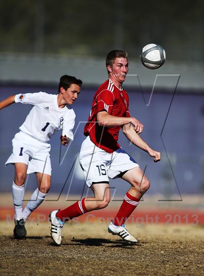 Thumbnail 3 in Rincon vs. Sahuaro (Chris Maier Soccer Tournament) photogallery.