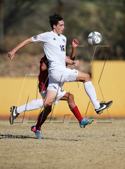 Thumbnail 2 in Rincon vs. Sahuaro (Chris Maier Soccer Tournament) photogallery.