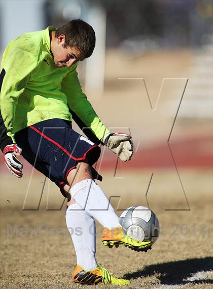 Thumbnail 3 in Rincon vs. Sahuaro (Chris Maier Soccer Tournament) photogallery.