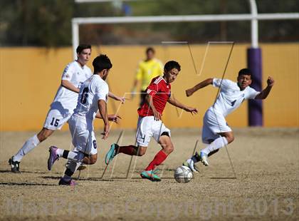 Thumbnail 3 in Rincon vs. Sahuaro (Chris Maier Soccer Tournament) photogallery.
