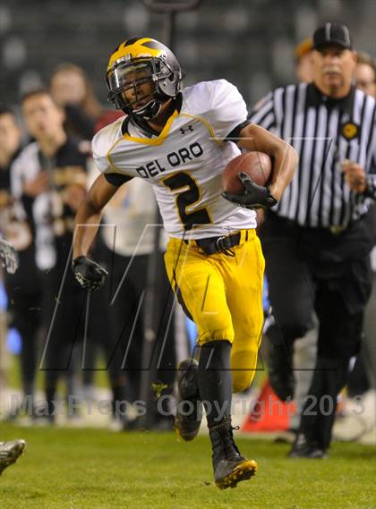 Thumbnail 1 in Del Oro vs. Bakersfield (CIF State D1 Final) photogallery.