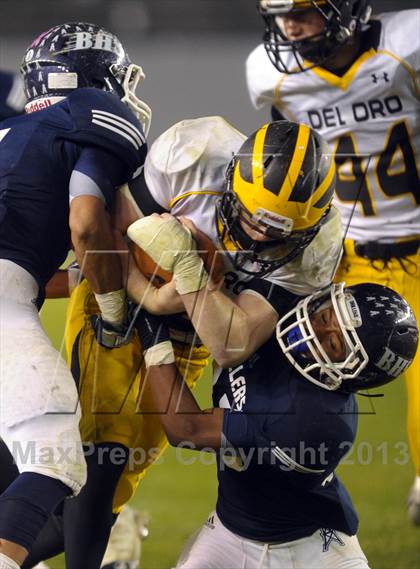 Thumbnail 2 in Del Oro vs. Bakersfield (CIF State D1 Final) photogallery.