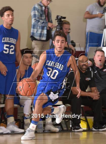 Thumbnail 3 in Rancho Mirage vs. Carlsbad (MaxPreps Holiday Classic) photogallery.
