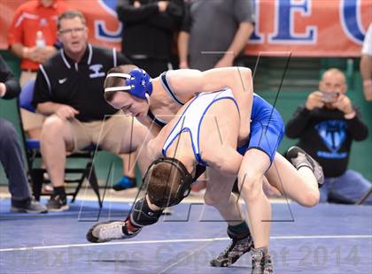 Thumbnail 2 in NCHSAA Individual Wrestling 2A Semifinals photogallery.