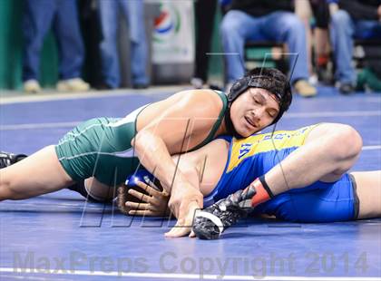 Thumbnail 1 in NCHSAA Individual Wrestling 2A Semifinals photogallery.