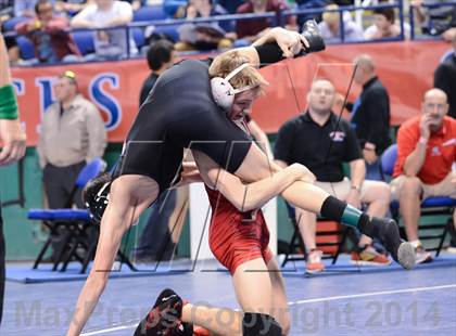 Thumbnail 1 in NCHSAA Individual Wrestling 2A Semifinals photogallery.