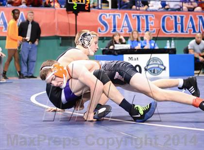 Thumbnail 2 in NCHSAA Individual Wrestling 2A Semifinals photogallery.