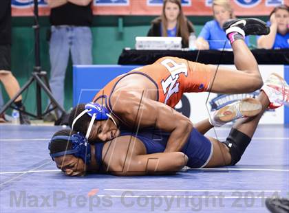 Thumbnail 1 in NCHSAA Individual Wrestling 2A Semifinals photogallery.