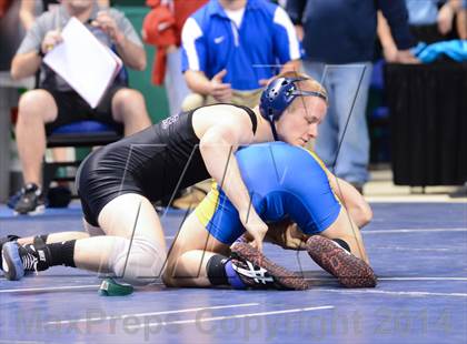 Thumbnail 3 in NCHSAA Individual Wrestling 2A Semifinals photogallery.
