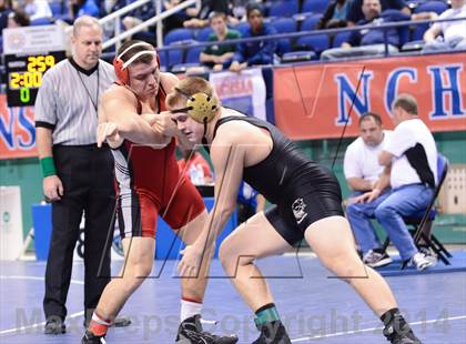 Thumbnail 2 in NCHSAA Individual Wrestling 2A Semifinals photogallery.