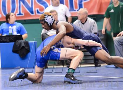 Thumbnail 2 in NCHSAA Individual Wrestling 2A Semifinals photogallery.