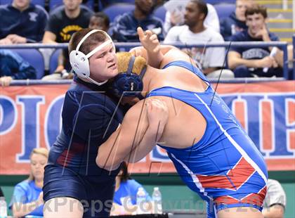 Thumbnail 2 in NCHSAA Individual Wrestling 2A Semifinals photogallery.