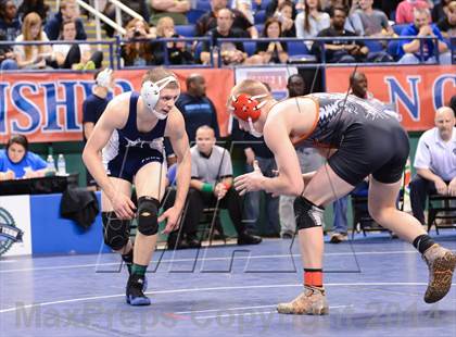 Thumbnail 1 in NCHSAA Individual Wrestling 2A Semifinals photogallery.