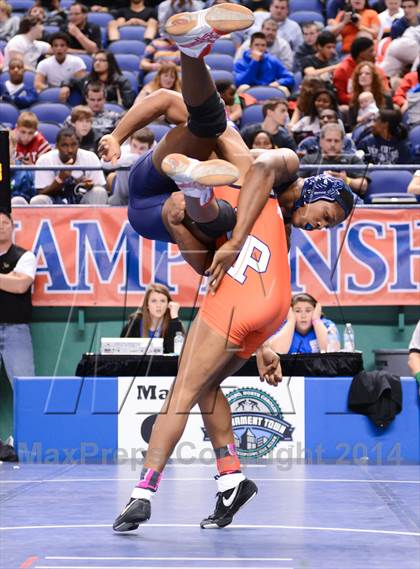 Thumbnail 1 in NCHSAA Individual Wrestling 2A Semifinals photogallery.
