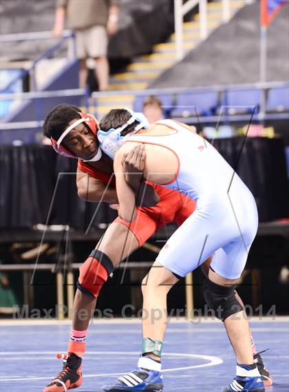 Thumbnail 3 in NCHSAA Individual Wrestling 2A Semifinals photogallery.