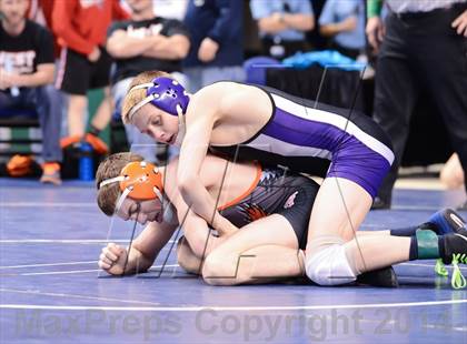 Thumbnail 1 in NCHSAA Individual Wrestling 2A Semifinals photogallery.