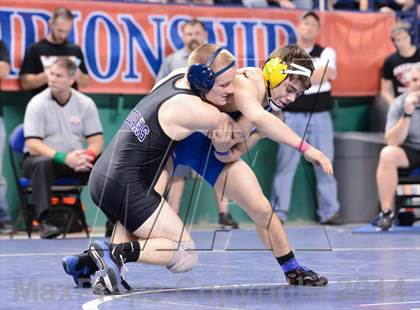 Thumbnail 1 in NCHSAA Individual Wrestling 2A Semifinals photogallery.