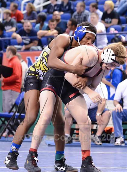 Thumbnail 2 in NCHSAA Individual Wrestling 2A Semifinals photogallery.