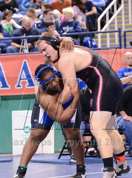 Thumbnail 1 in NCHSAA Individual Wrestling 2A Semifinals photogallery.