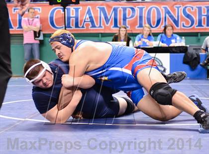 Thumbnail 2 in NCHSAA Individual Wrestling 2A Semifinals photogallery.