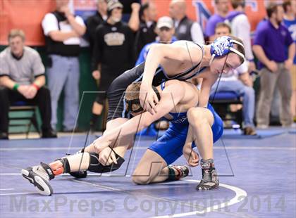 Thumbnail 2 in NCHSAA Individual Wrestling 2A Semifinals photogallery.
